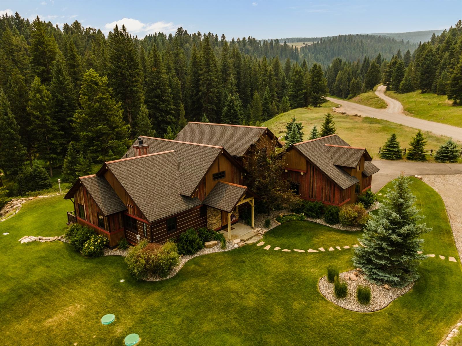 The Wildwood Lodge from Above