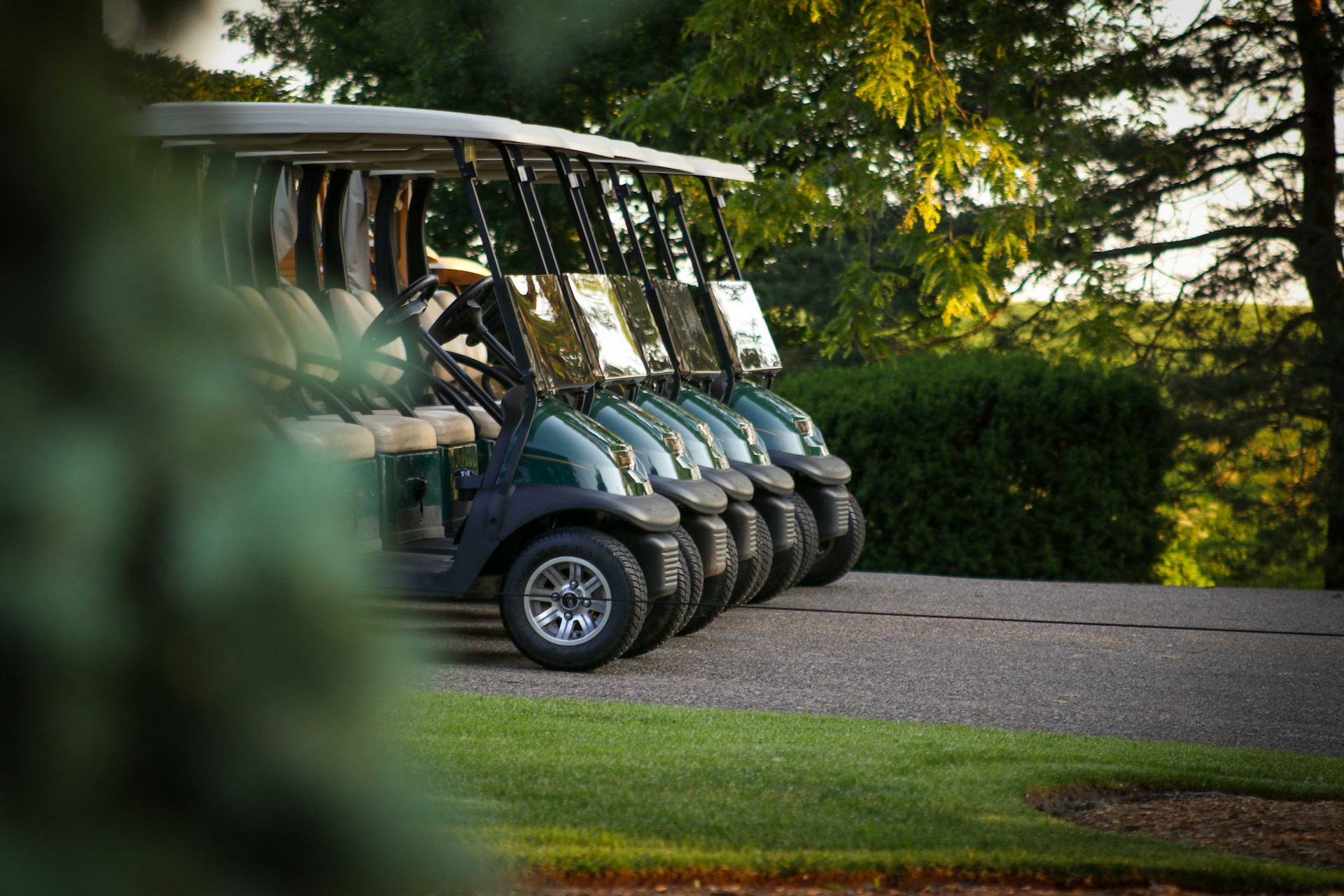 Golf Carts and Big Sky Golf Course