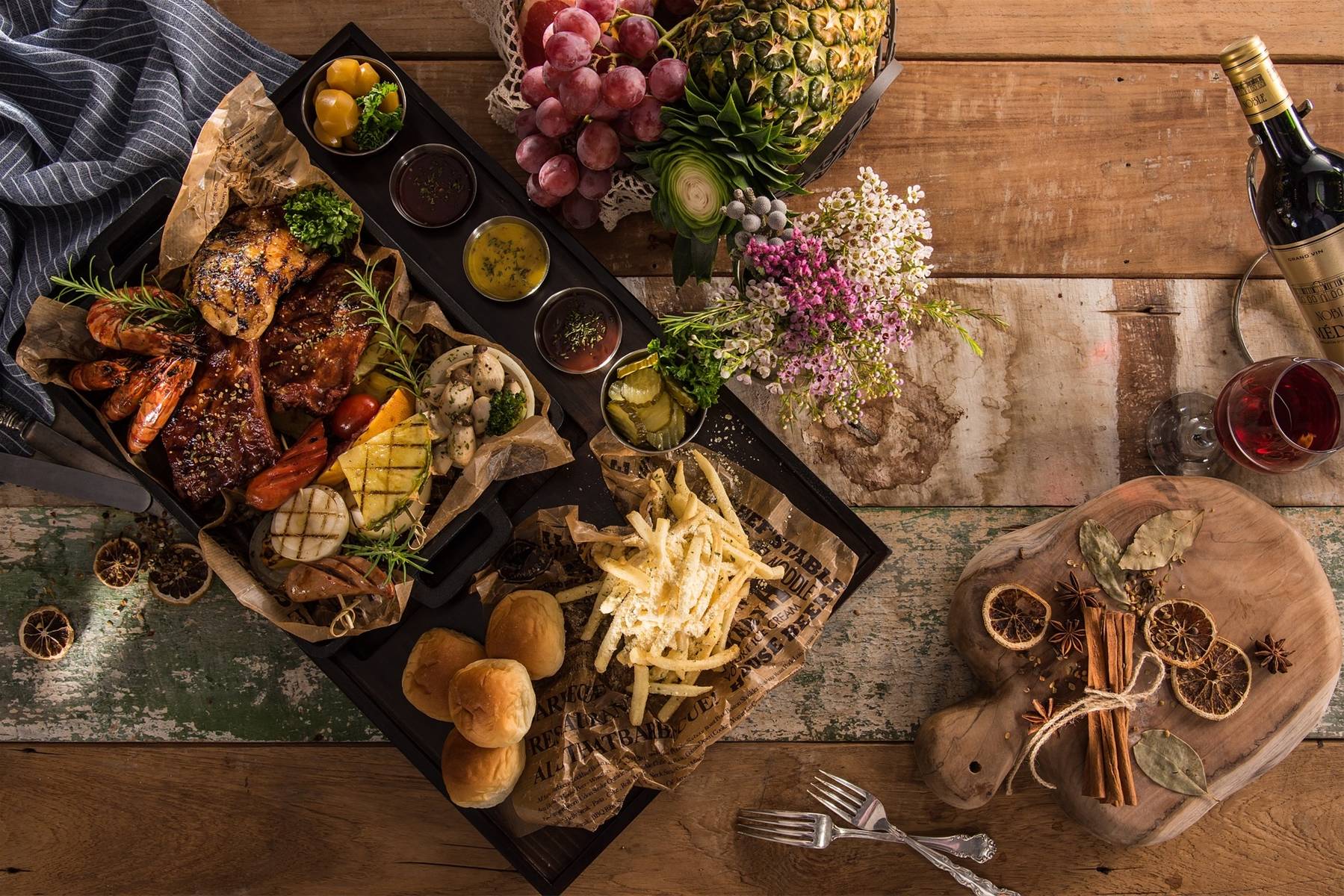 Table of Various food