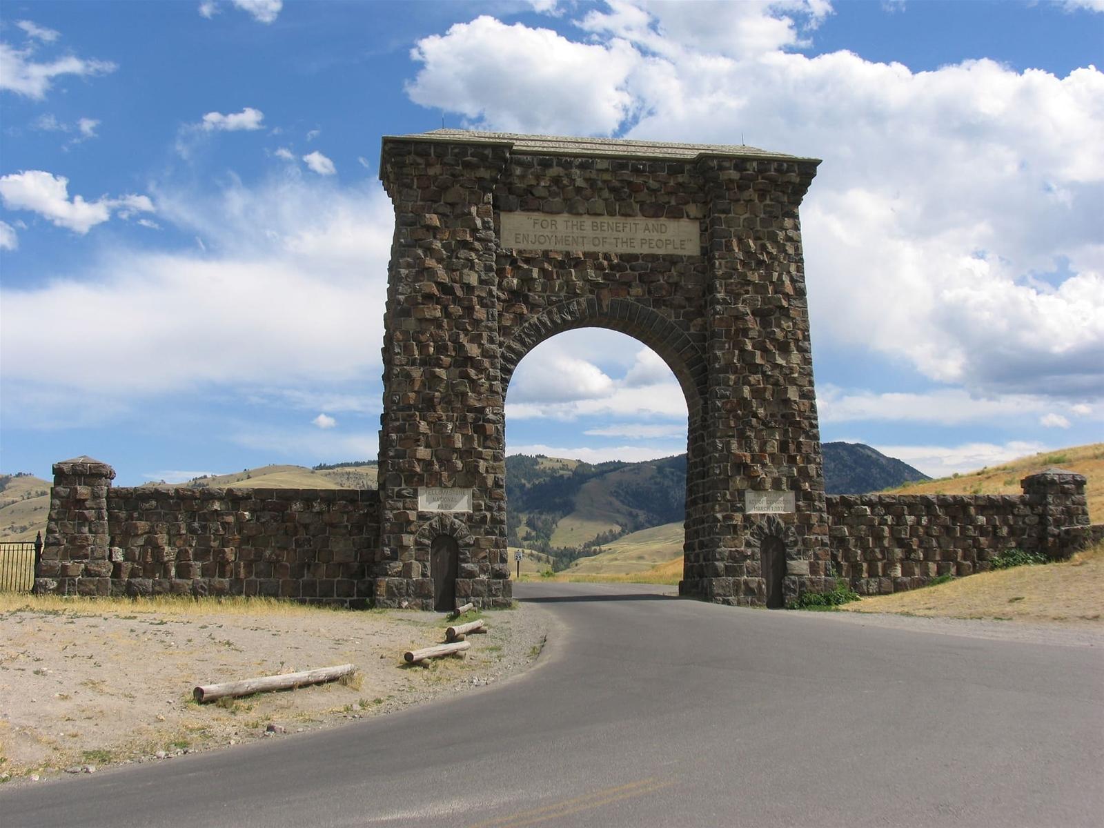 Yellowstone National Park Main Entrance