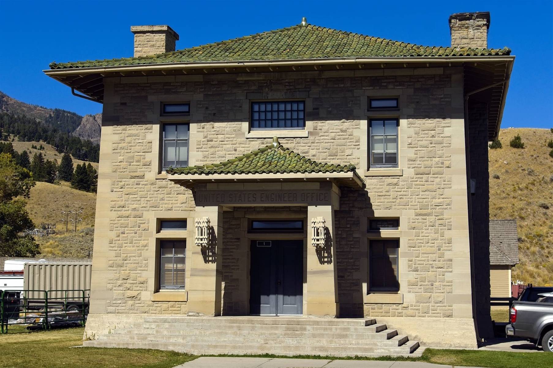 Engineers Office Building in Yellowstone National Park